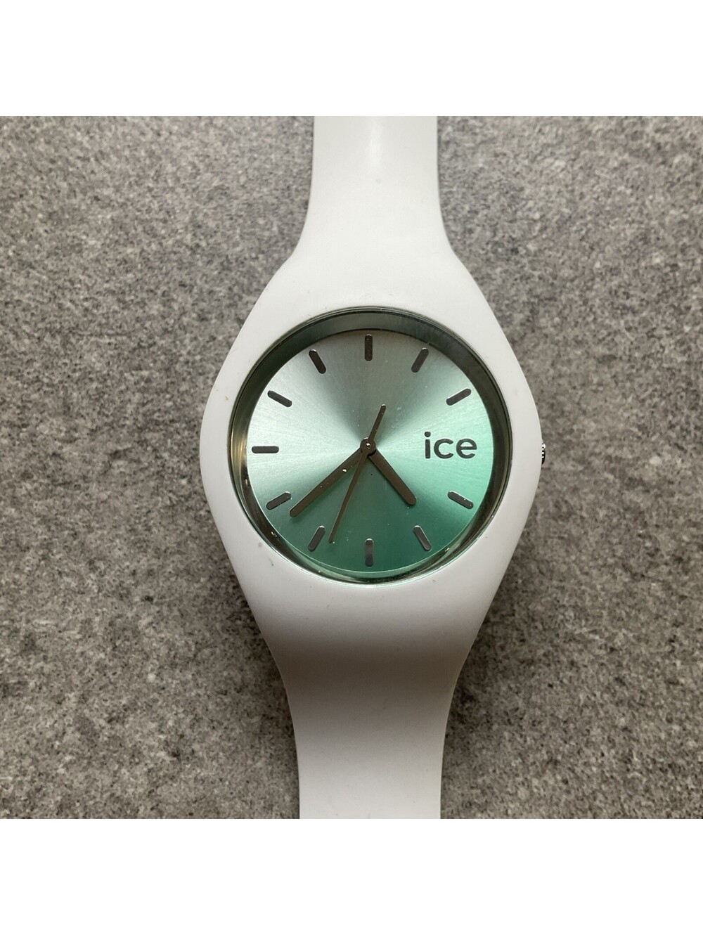 Cool Unisex Ice Watch 016 984 39mm White Case/Band Light Blue Dial Bin O